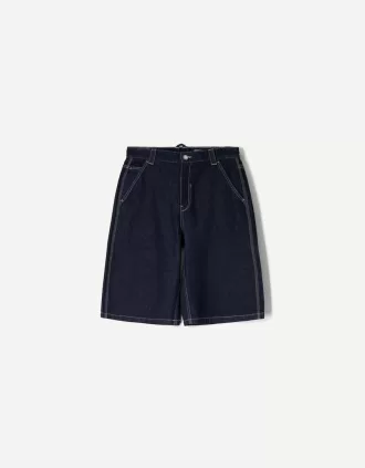 Bermudas skater denim Navy