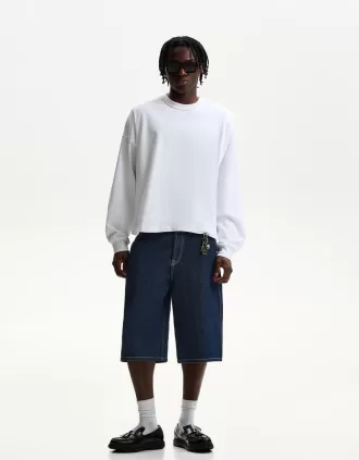 Bermudas skater denim Navy