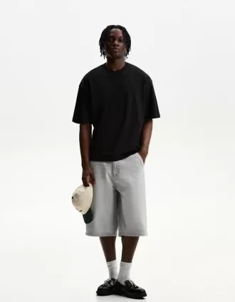 Bermudas skater denim Grey
