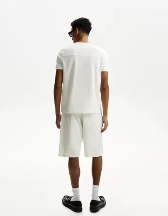 Bermudas textura Off white