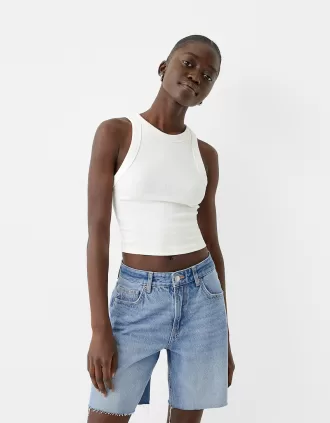 Bermudas vaqueras Light blue