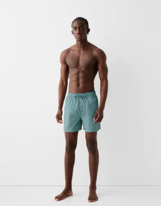 Boardshorts monocolor boxy-fit Blue