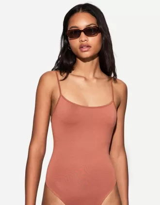 Body sin mangas Brown