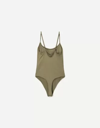 Body sin mangas Khaki
