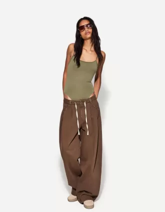 Body sin mangas Khaki
