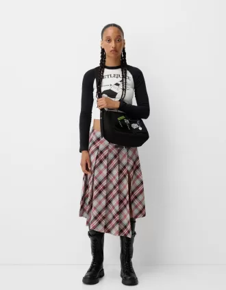 Bolsa Beershka x Beetlejuice Black