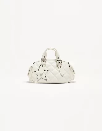 Bolso bowling acolchado White