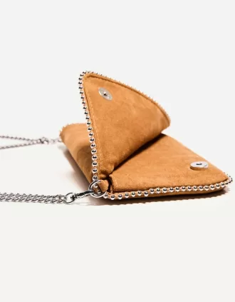 Bolso de ante sintético Camel