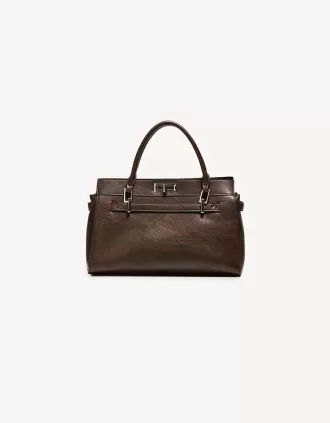 Bolso de mano Brown