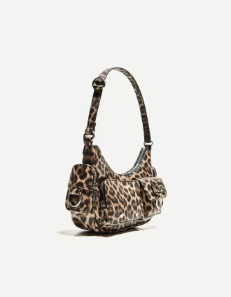 Bolso estampado animal Brown