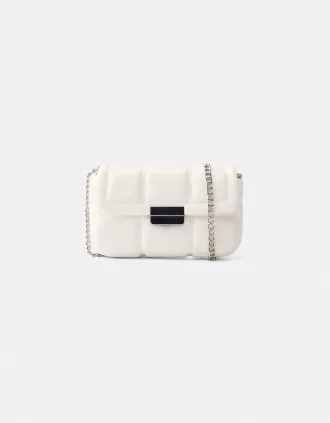 Bolso mini acolchado White