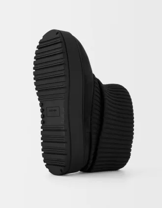 Botines calcetín con plataforma BLACK