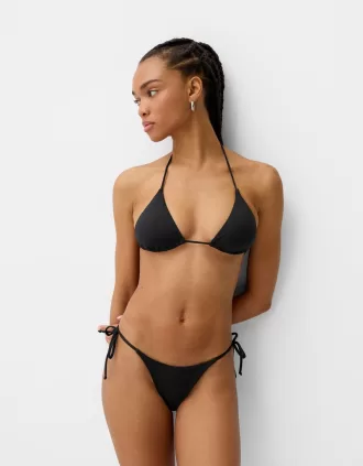 Braguita de bikini triangular Black