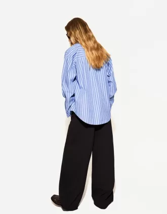 Camisa oversize de popelín Blue