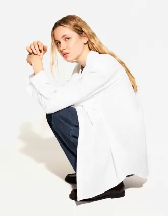 Camisa oversize de popelín White
