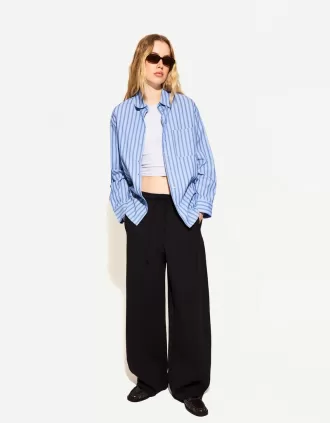 Camisa oversize de popelín Blue