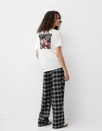 Camiseta Clueless manga corta Off white
