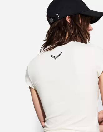 Camiseta Corvette de manga corta White