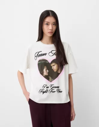Camiseta Crepúsculo manga corta White