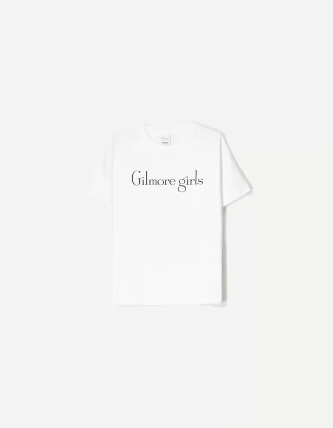 Camiseta Gilmore Girls de manga corta con estampado White
