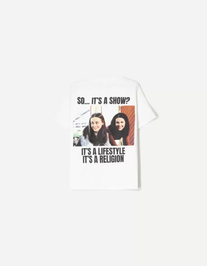 Camiseta Gilmore Girls de manga corta con estampado White