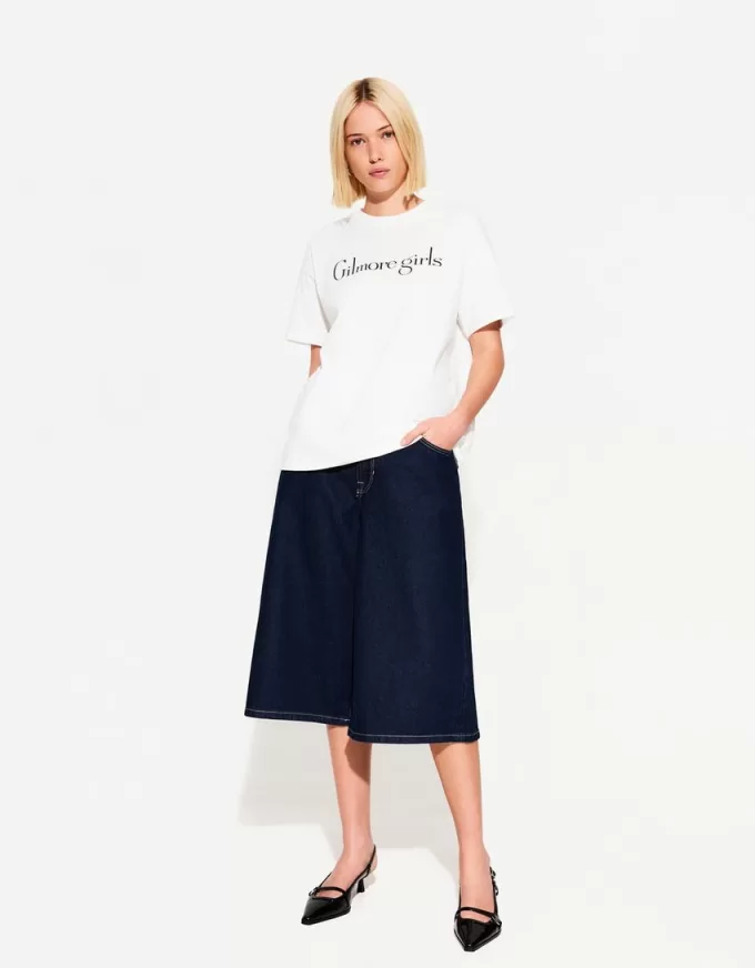 Camiseta Gilmore Girls de manga corta con estampado White
