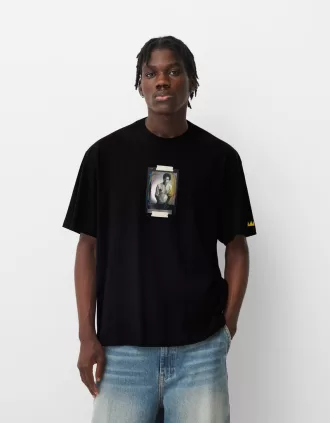 Camiseta Jean-Michel Basquiat de manga corta Black