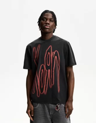 Camiseta Korn manga corta Grey
