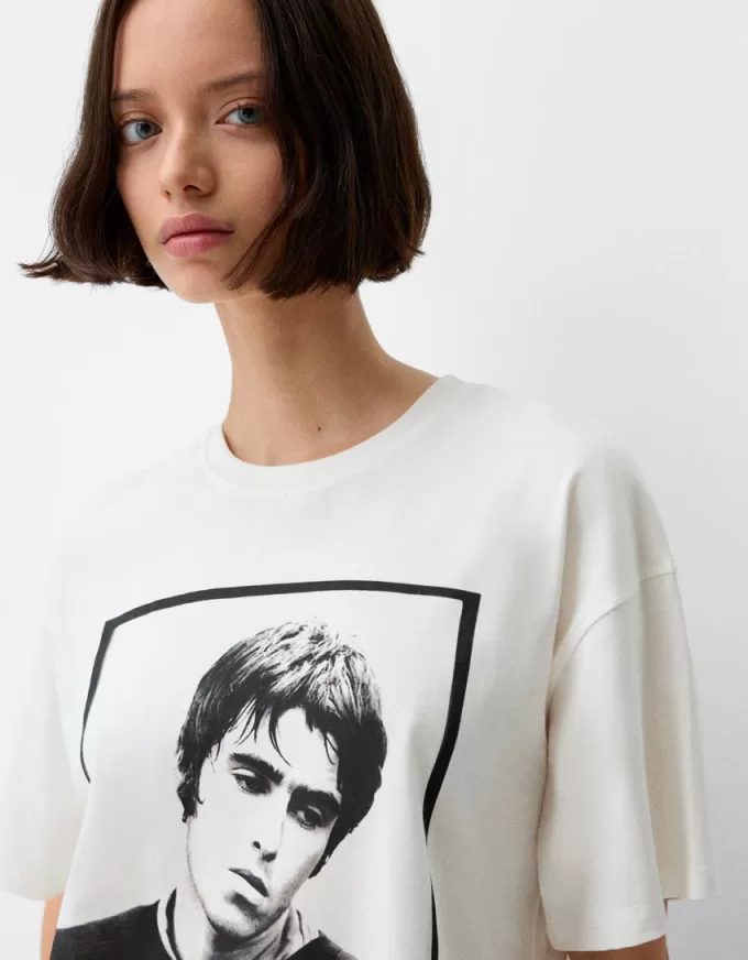 Camiseta Liam Gallagher de manga corta White