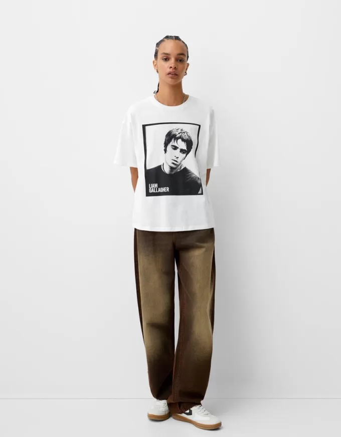 Camiseta Liam Gallagher de manga corta White