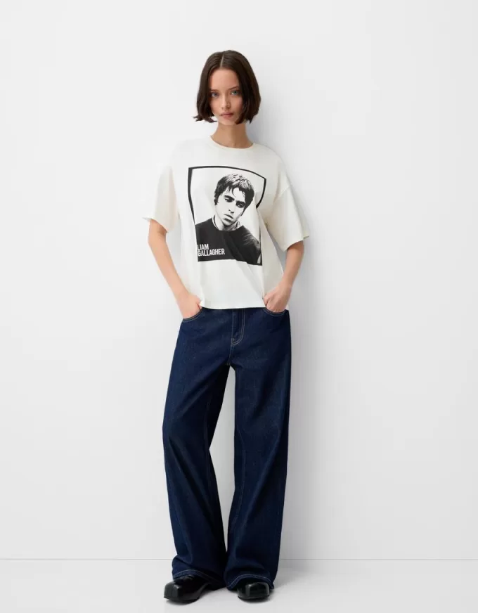 Camiseta Liam Gallagher de manga corta White