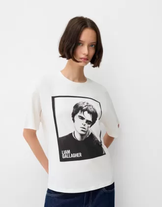 Camiseta Liam Gallagher de manga corta White