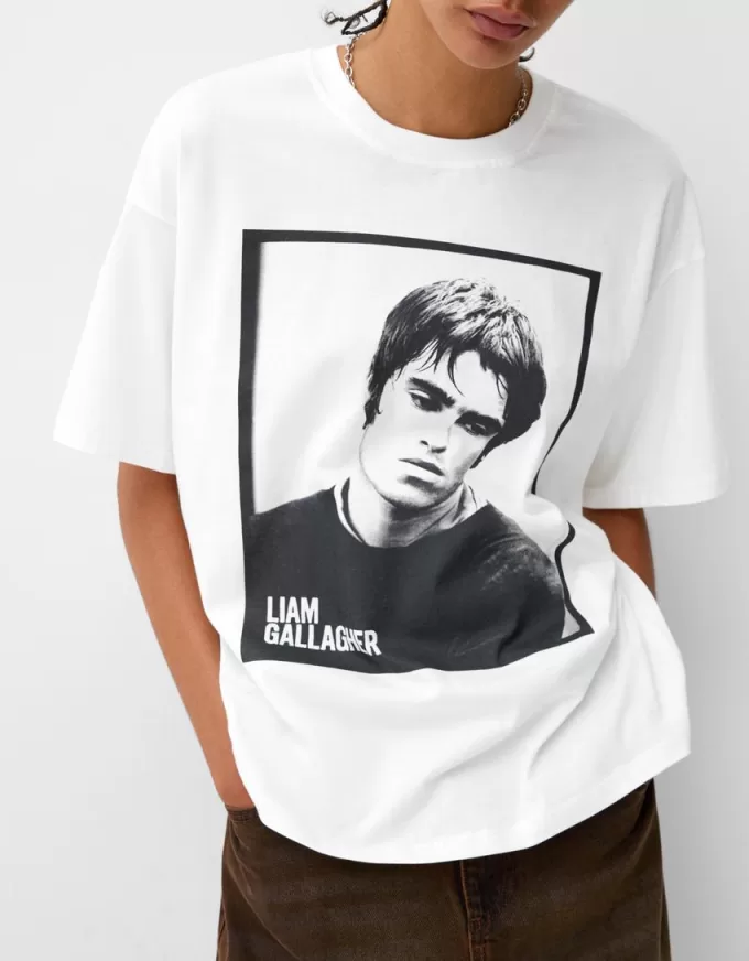 Camiseta Liam Gallagher de manga corta White