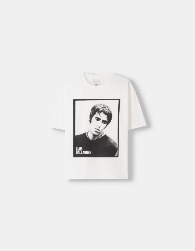 Camiseta Liam Gallagher de manga corta White