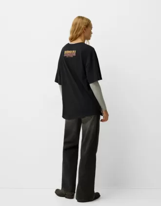 Camiseta Nirvana manga corta Black
