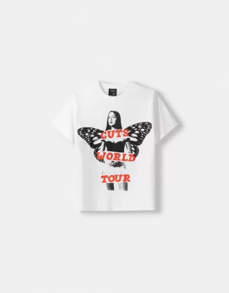 Camiseta Olivia Rodrigo manga corta Off white