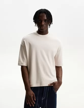 Camiseta boxy manga corta Stone