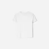 Camiseta de algodón grueso de manga corta Grey