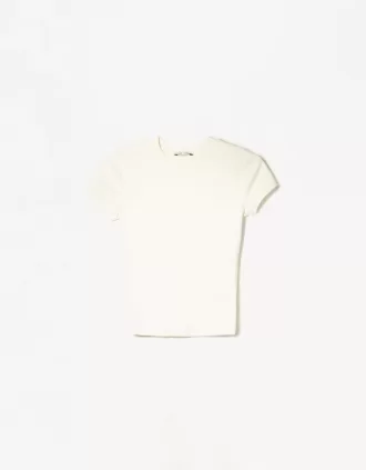 Camiseta de manga corta con cuello redondo Yellow