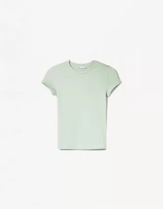 Camiseta de manga corta con cuello redondo Green