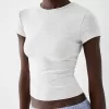 Camiseta de manga corta con cuello redondo Grey