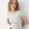 Camiseta de manga corta con cuello redondo Grey