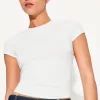 Camiseta de manga corta con cuello redondo Off white