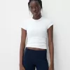 Camiseta de manga corta con cuello redondo Off white