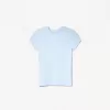 Camiseta de manga corta con cuello redondo Light blue Camiseta de manga corta con cuello redondo Light blue