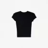 Camiseta de manga corta con cuello redondo Black