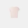 Camiseta de manga corta con cuello redondo Pink