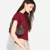 Camiseta de manga corta con cuello redondo Fuchsia