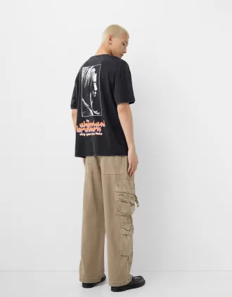 Camiseta de manga corta de ajuste relajado de The Chemical Brothers Black