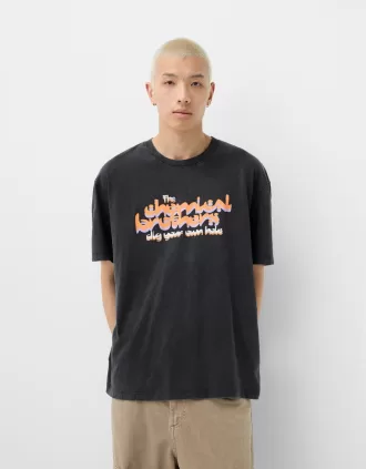 Camiseta de manga corta de ajuste relajado de The Chemical Brothers Black